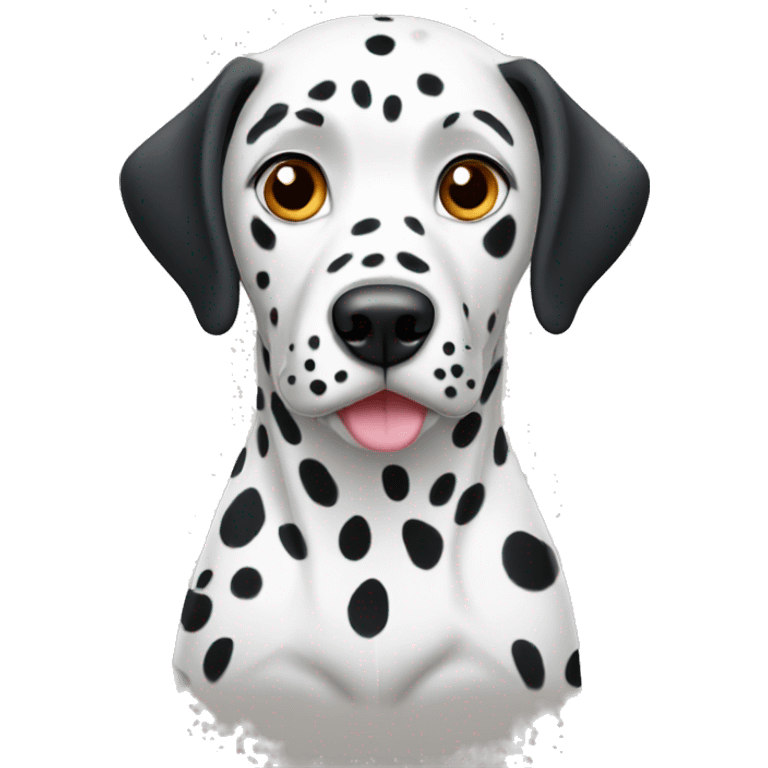 Dalmatian in plain emoji