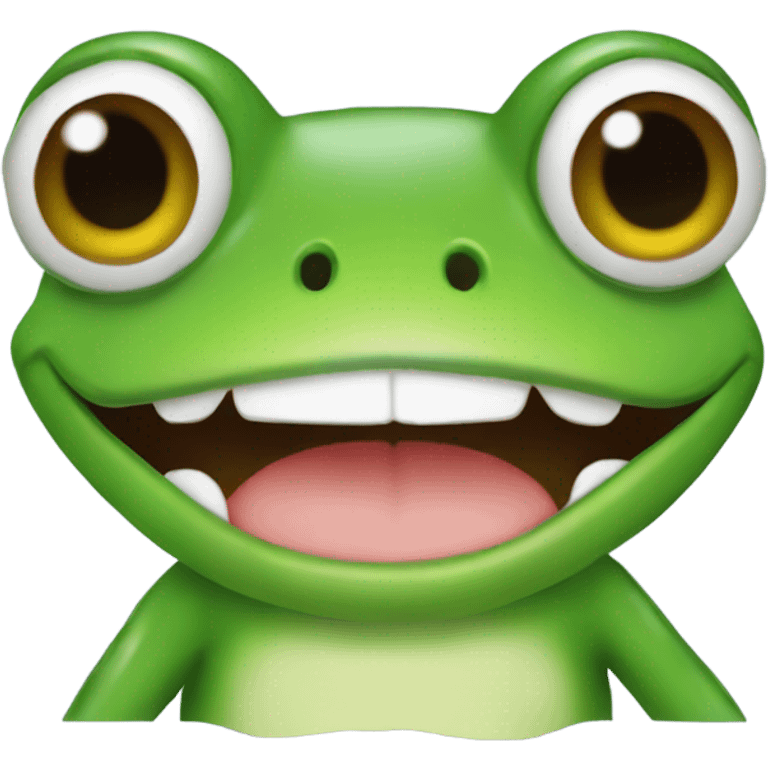 Frog love emoji