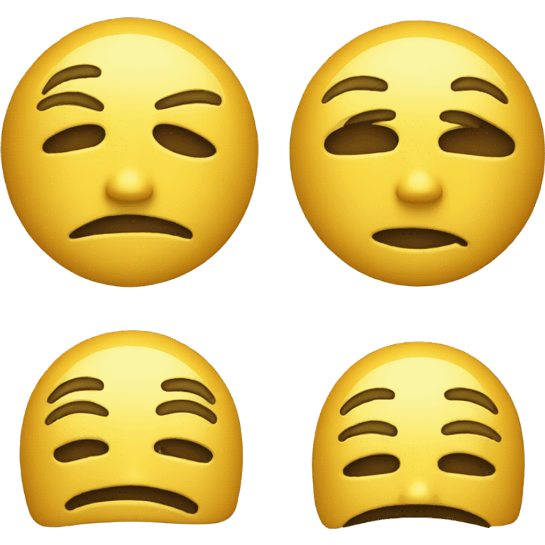 A mask of face happy then behind it is a sad face emoji