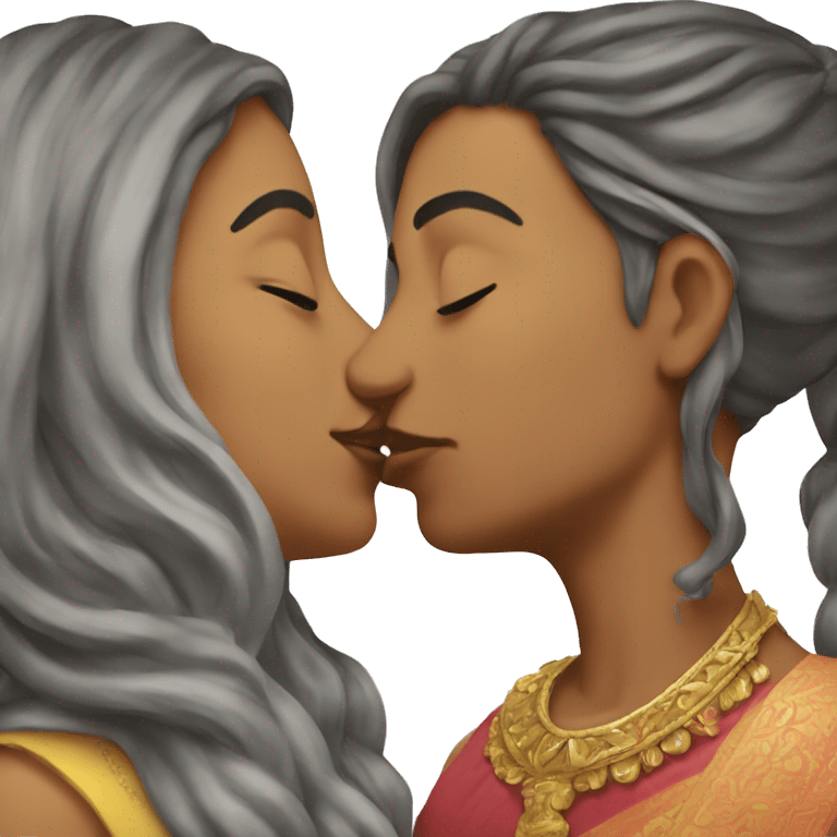 i am kissing gayatri emoji