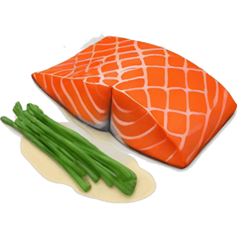 Salmon in sauce emoji