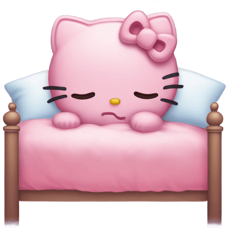 hello kitty dreaming ZZZ emoji