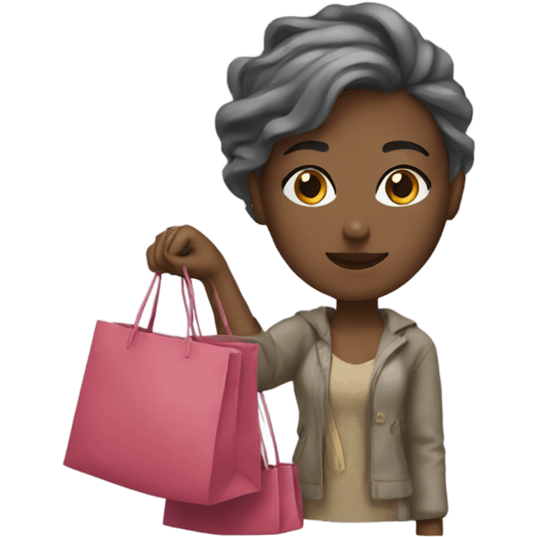 girls with bags emoji