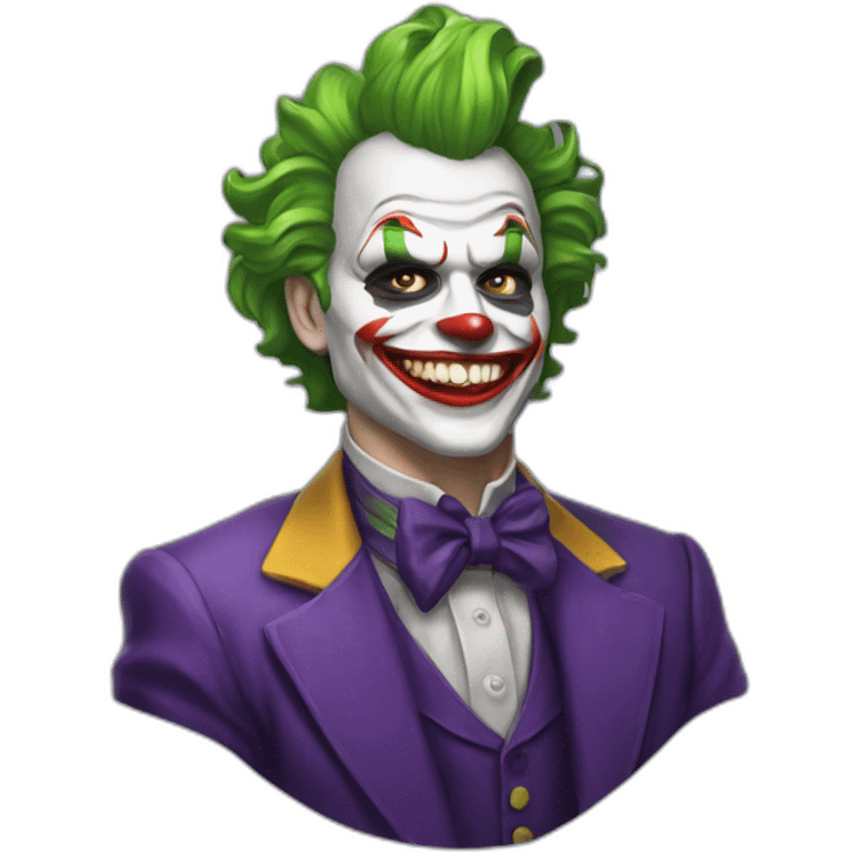 Jocker con los pelos parados emoji