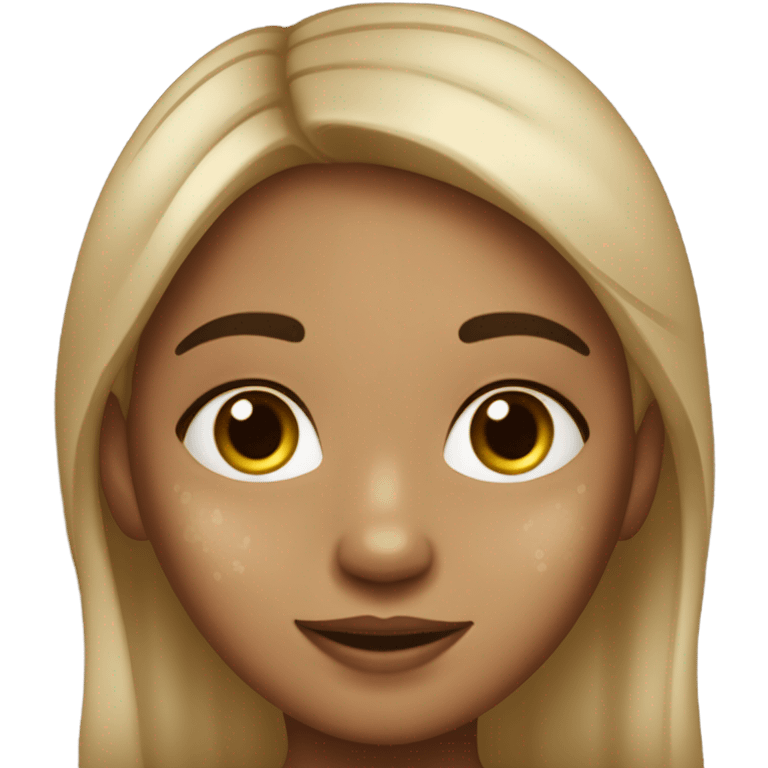 Hyperpigmentation girl  emoji