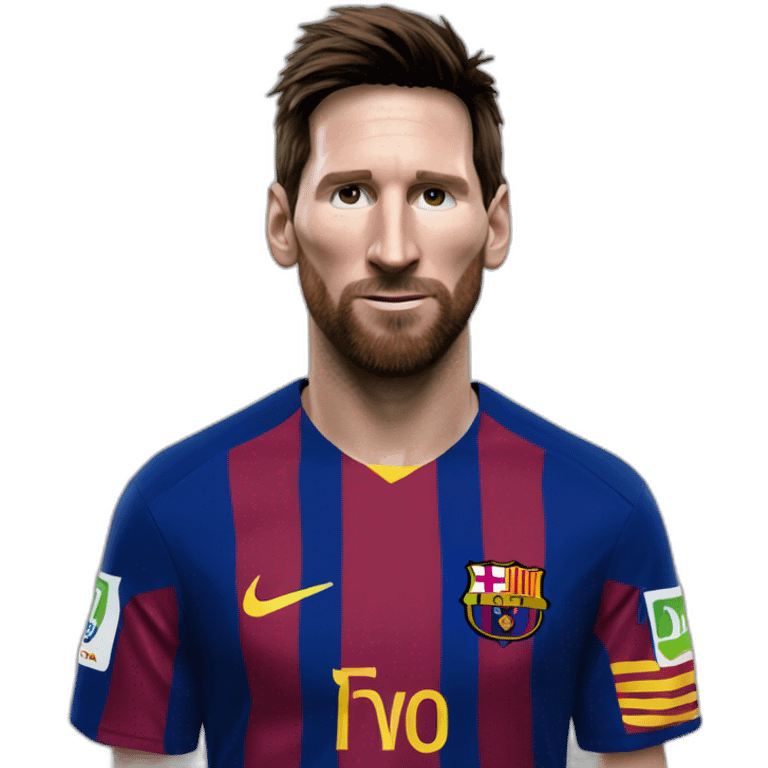 Messi déguisé en voleur emoji