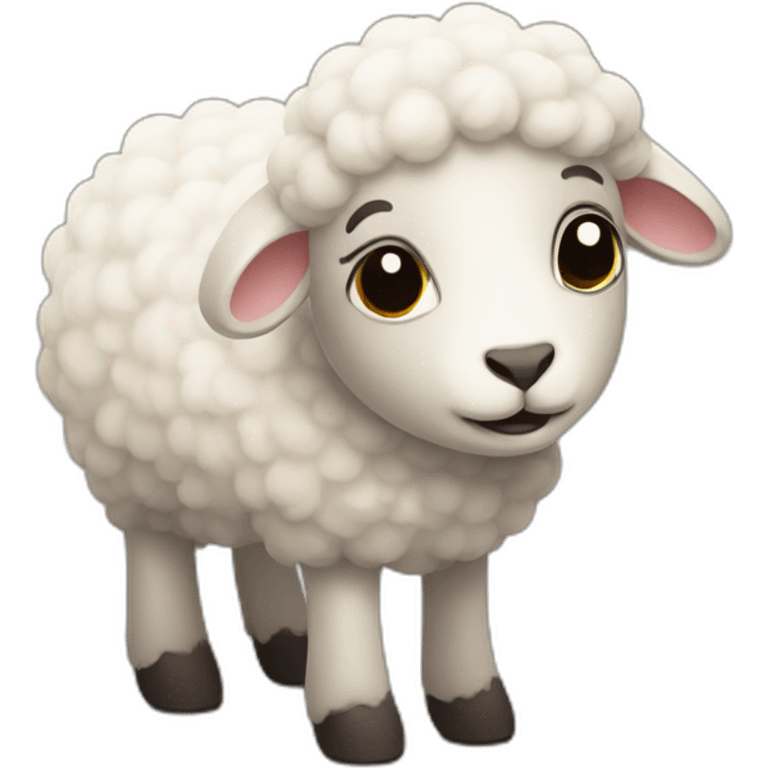 Little sheep emoji