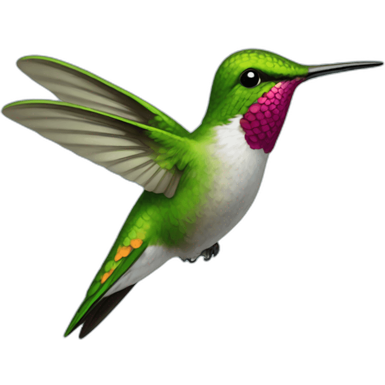 hummingbird water drop emoji