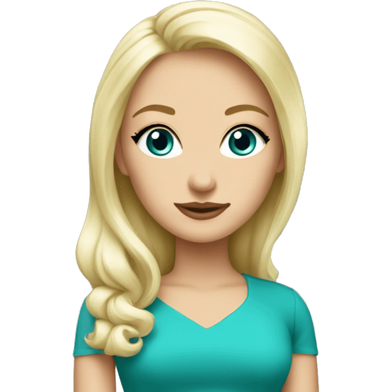 Blond Russian Tiffany sales professional emoji