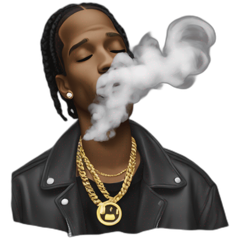 asap rocky smoke a loud emoji