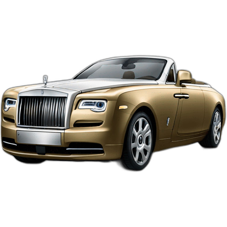 Rolls royce golden emoji