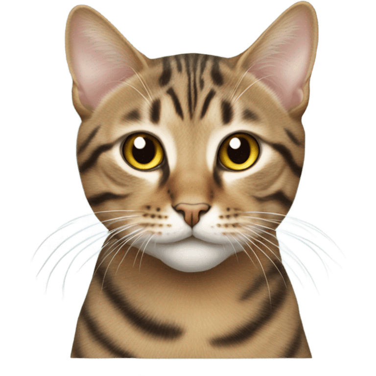 Tabby cat with MCX emoji