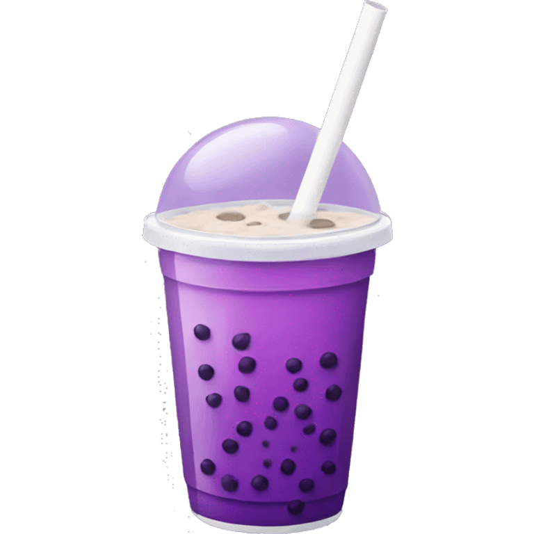 purple bubble tea  emoji