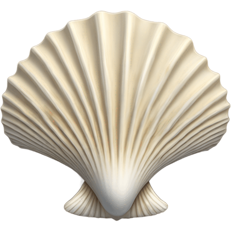 scallop seashell is shot through with the bullet emoji