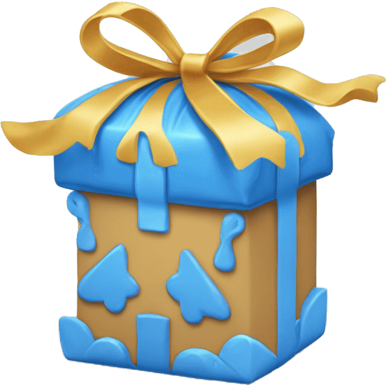 cadeaux bleu emoji