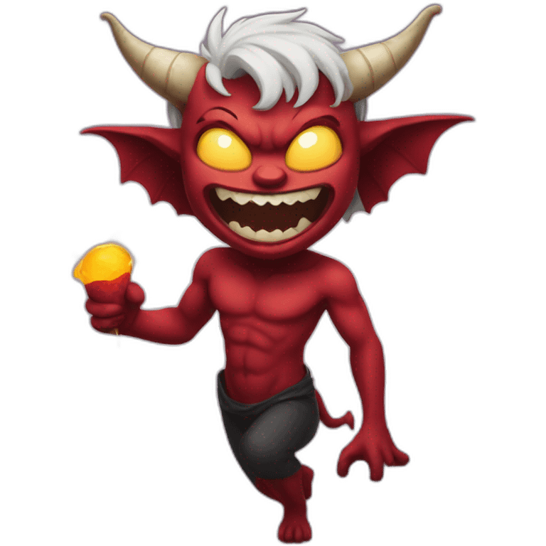 little demon happy emoji