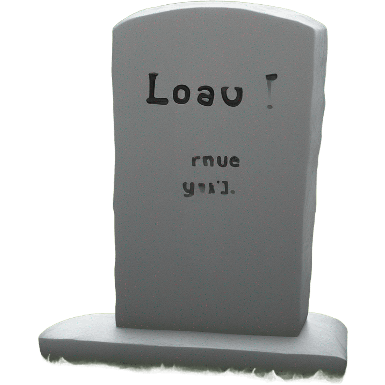 Gravestone with the text “rips.lol” emoji