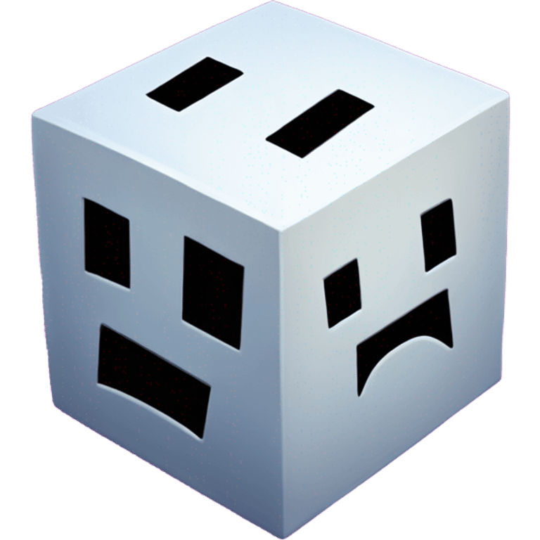 Geometry dash cube screaming emoji