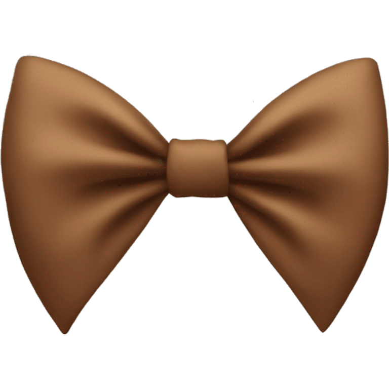 Brown bow emoji