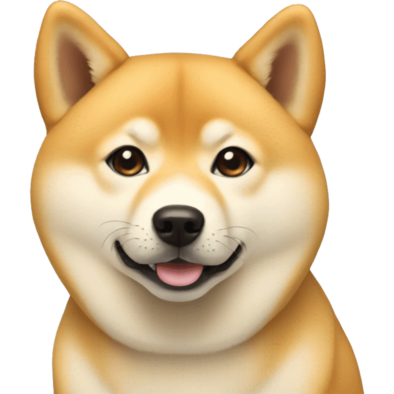 Small blonde shiba inu dog emoji