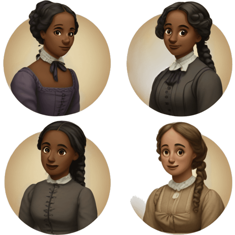 Little women four sisters from the 1800s  emoji