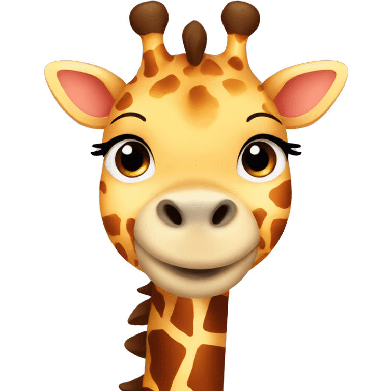 Cute Giraffe  emoji