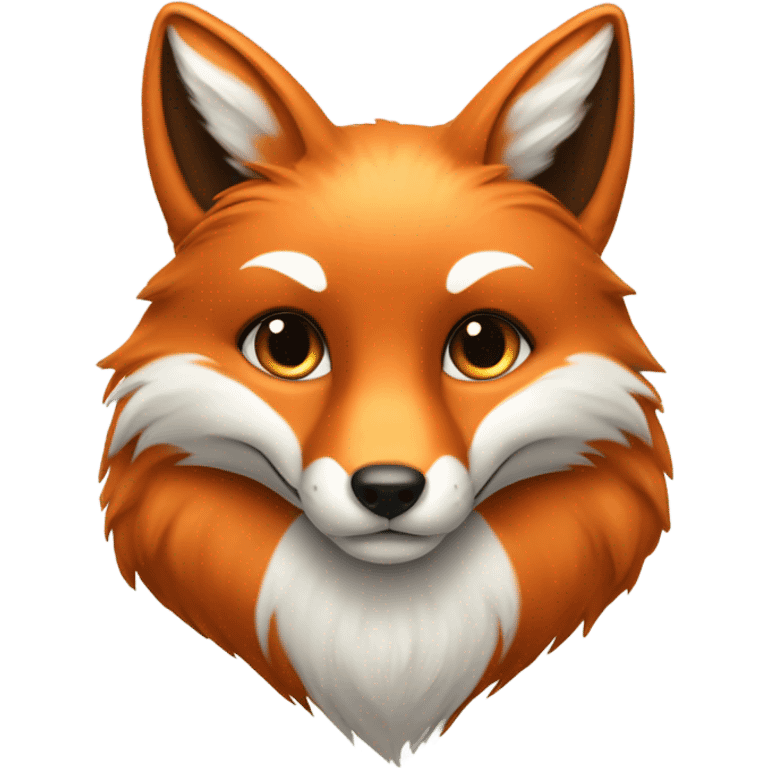 Heart fox emoji