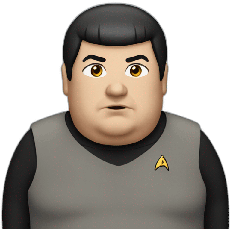 Fat Spock emoji