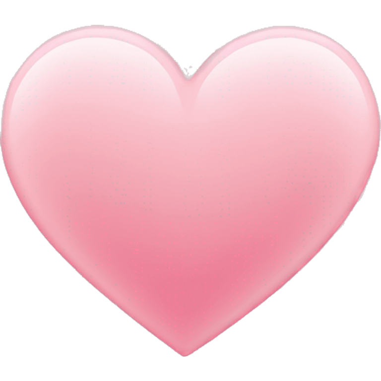 Minimal pink heart ￼ emoji