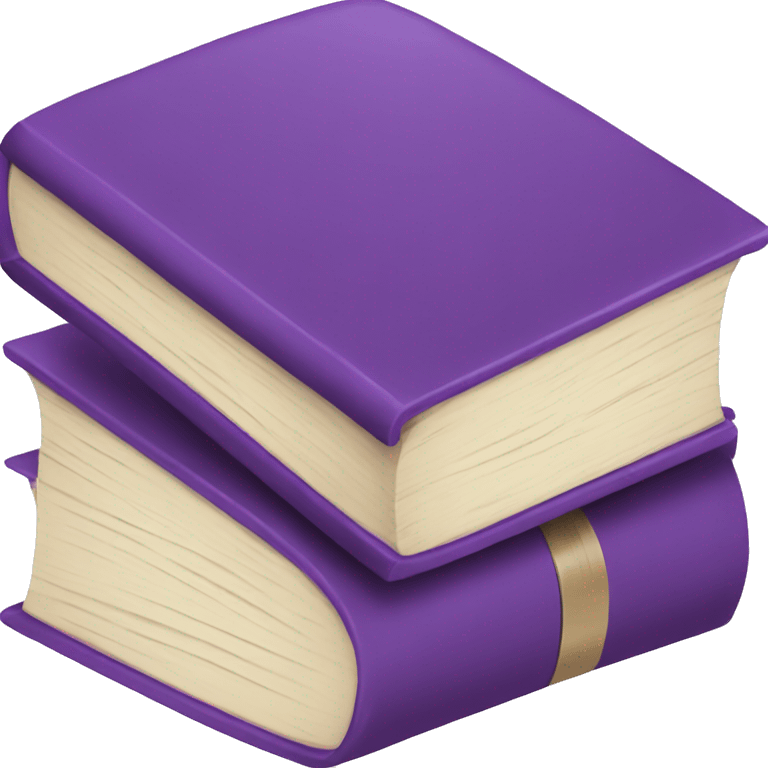 purple books emoji