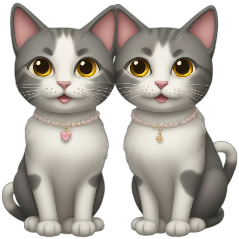 two married cats emoji