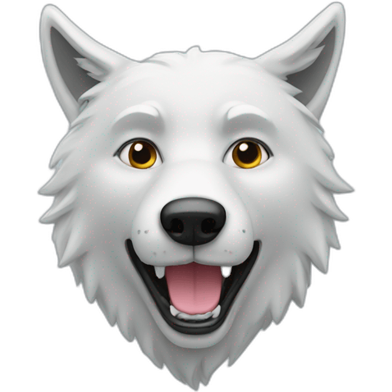 Loup de glace emoji