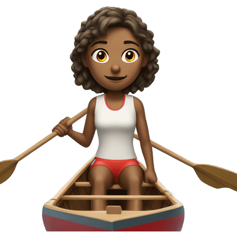 Girl rowing crew  emoji