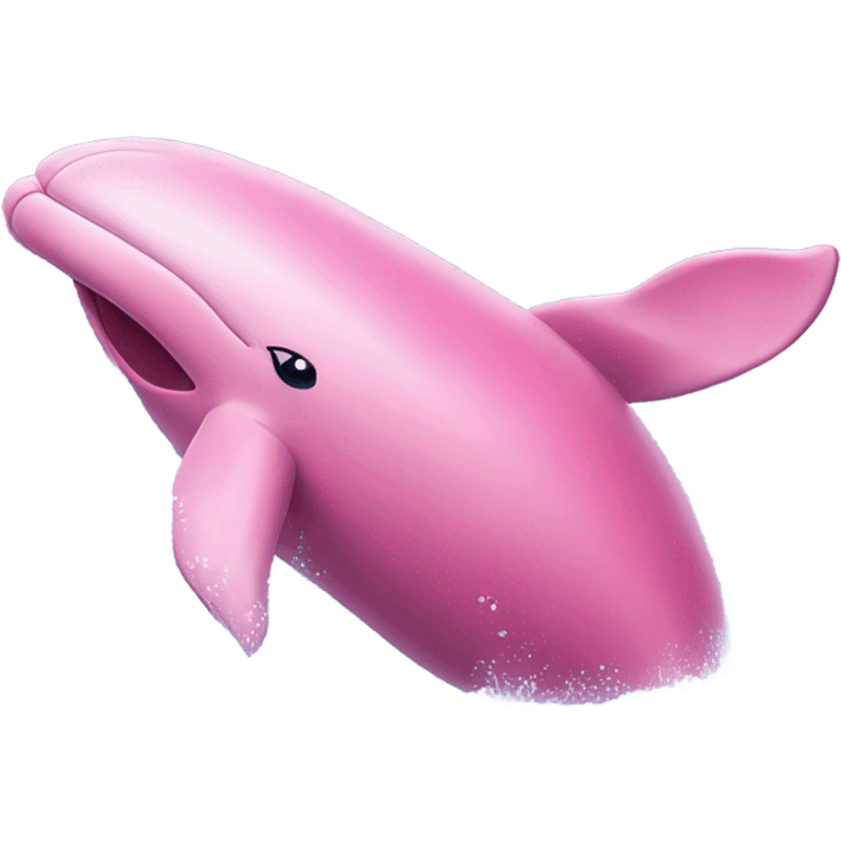 Pink whale  emoji