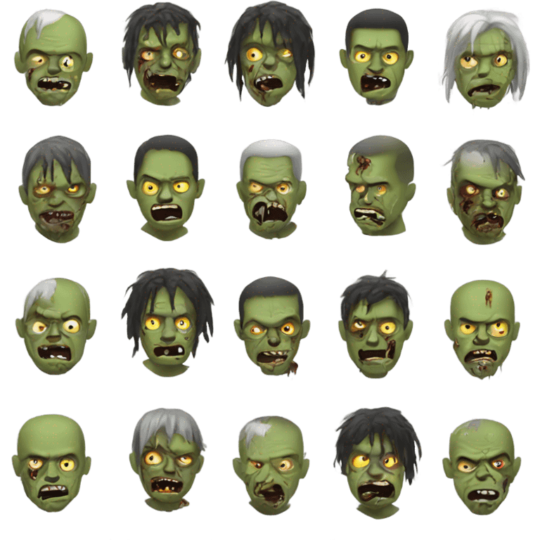 Zombie fantasy football emoji