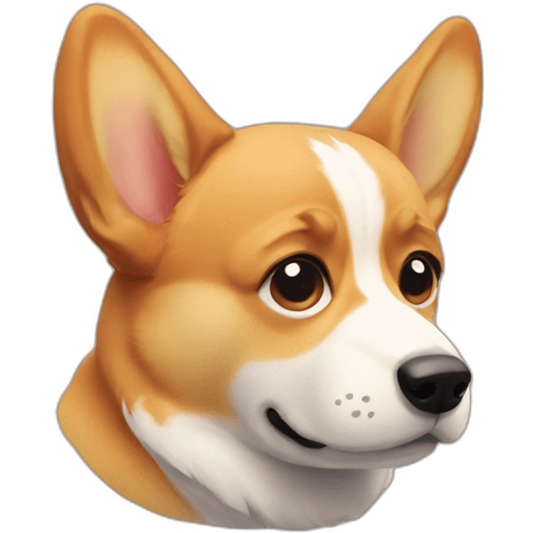 sad corgi emoji