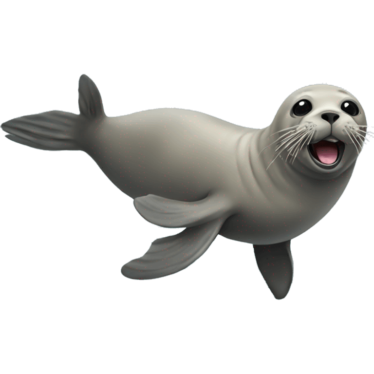 Seal running emoji