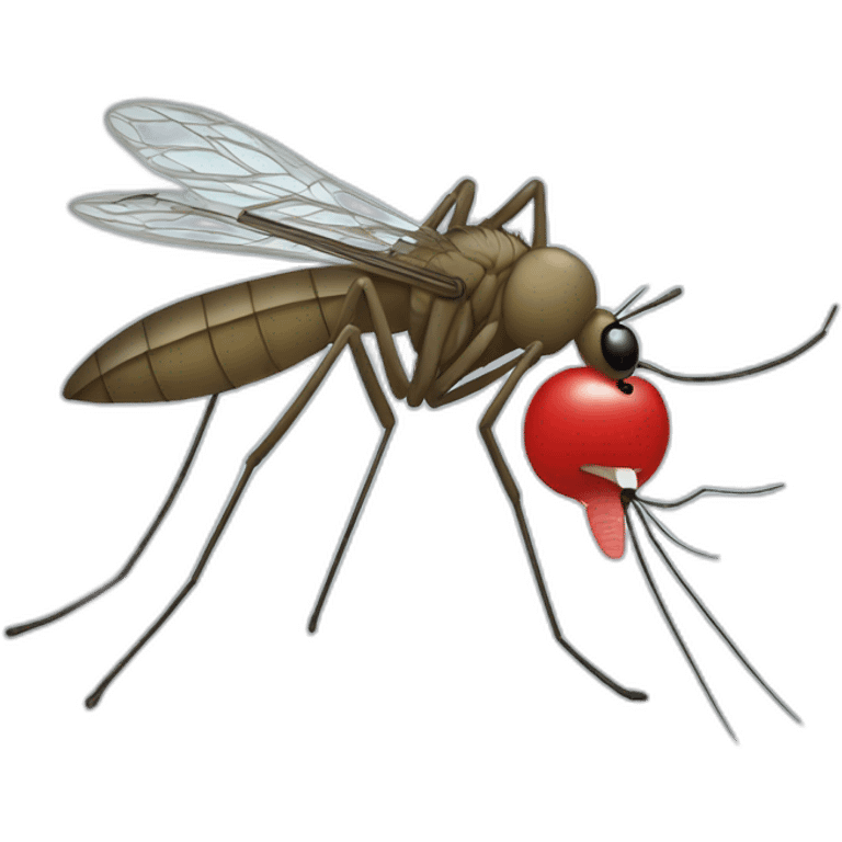 Mosquito biting trump emoji