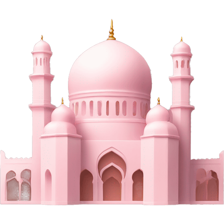 Light pink mosque  emoji