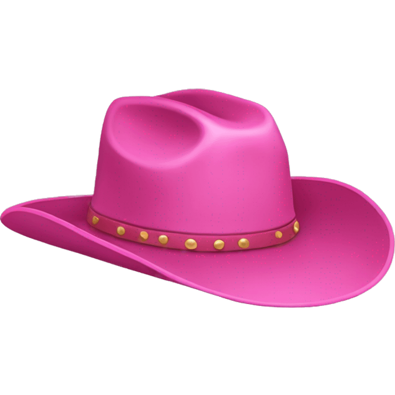 pink cowboy hat emoji