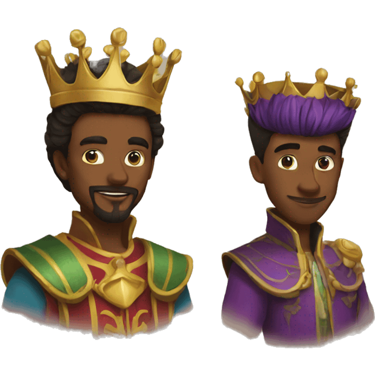 King and Trickster emoji