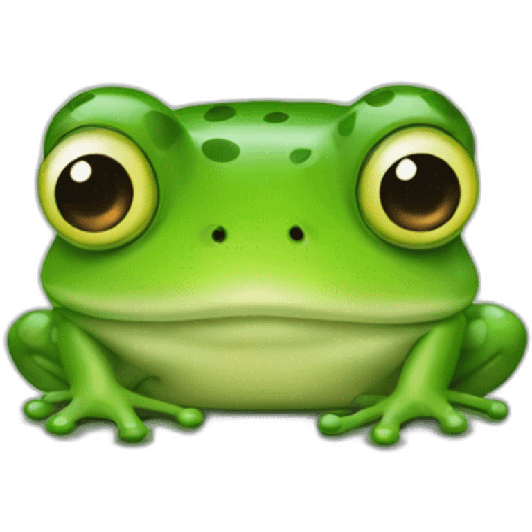 frog gj have air pods   emoji