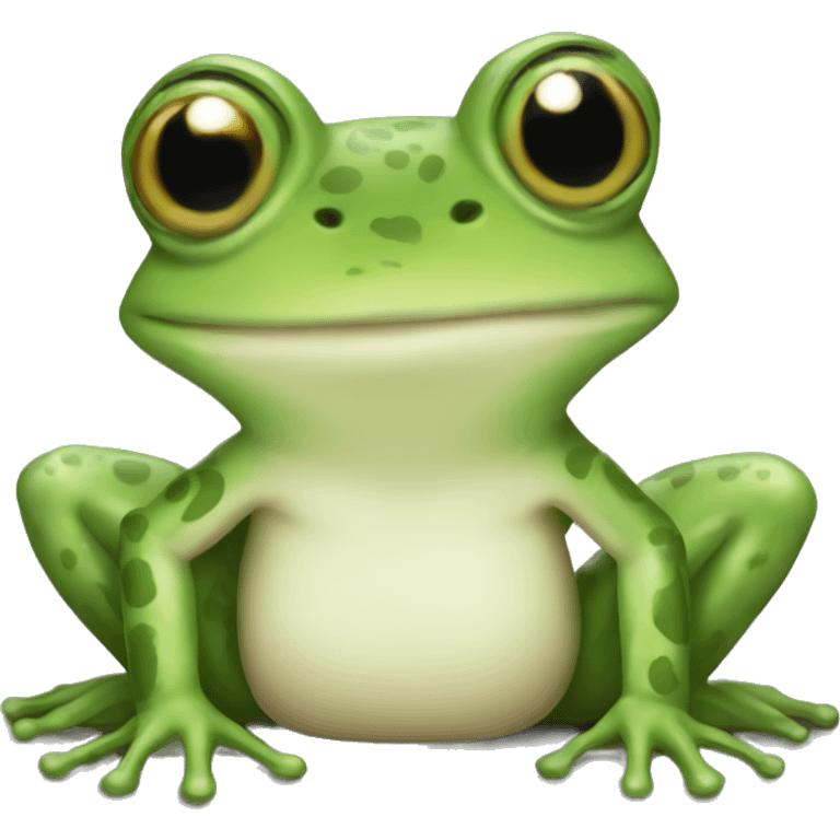 Frog the artist emoji