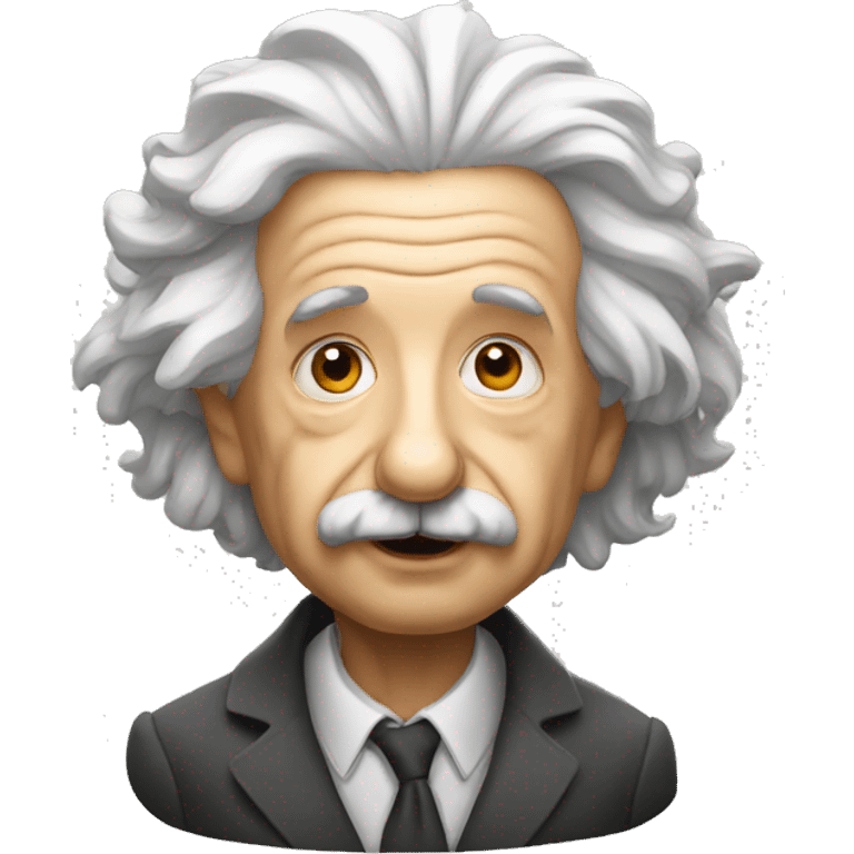 Albert Einstein mind emoji