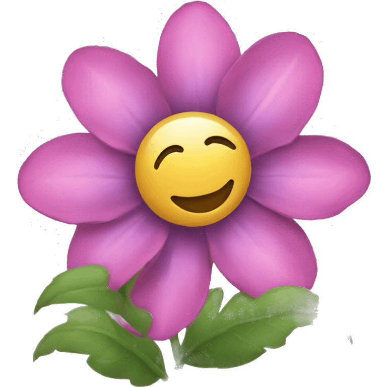 flower with theeth emoji