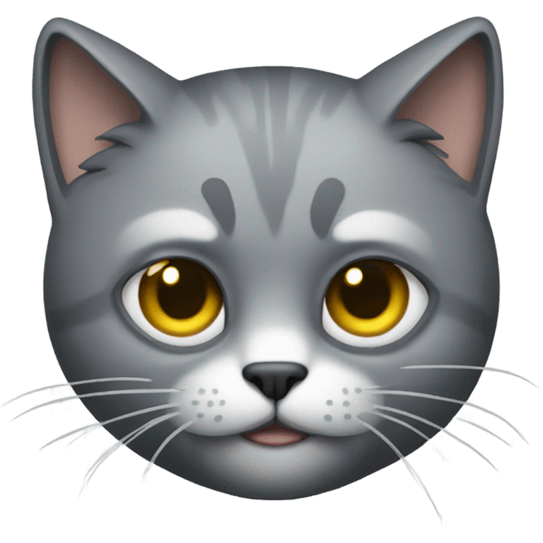 Grey-cat-with-gun emoji