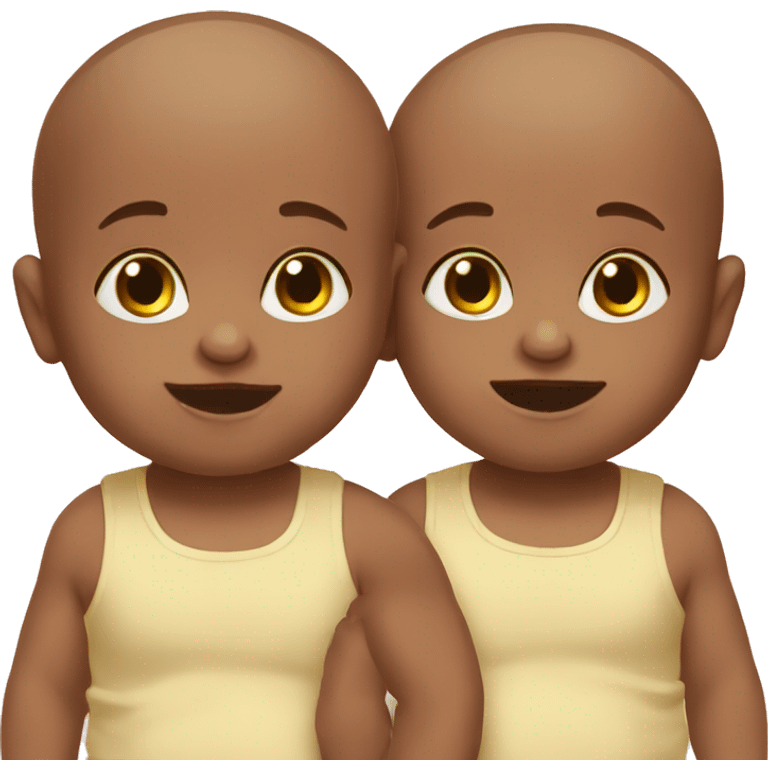 Twin baby  emoji