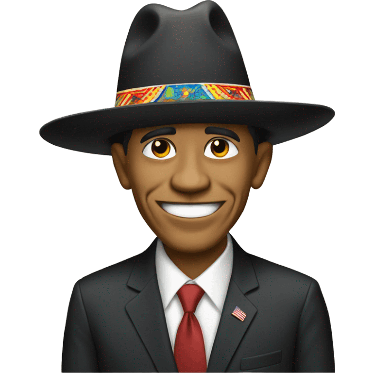 obama with a sombrero  emoji