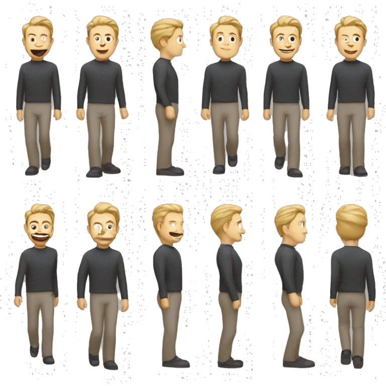 ilon musk full body runs emoji