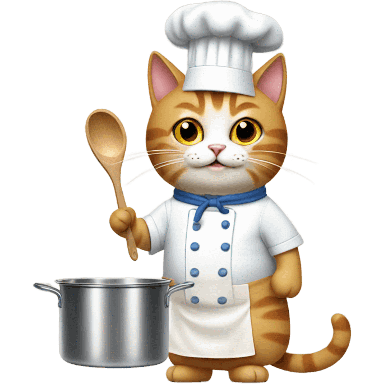 cat cooking emoji